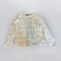 ◆mizuiro ind ミズイロインド 麻入 レース ワンピース バックジップ ネイビー レディース [S102634] ミズイロインド mizuiro ind ラウンドカラー レース コンビ