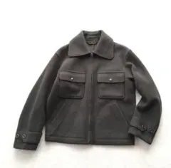 マ*レ様 ヴィンテージ レーヨン混 リバーシブル ギャバジャン 千鳥柄
