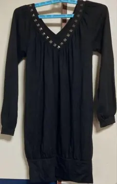 y2kチュニックミニワンピース