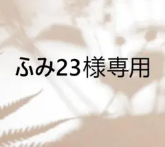 ふみ23 様 専用ページ