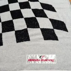 Honda Racing F1 チェッカーフラッグ柄 バスタオルのサムネイル