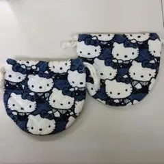 キティちゃん ポーチ 手編みふう