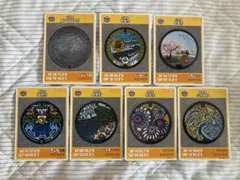 マンホールカード　静岡県、長野市、山梨県　７枚セット