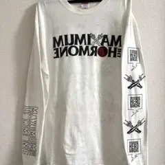 マキシマムザホルモン 腹ペコCREW ロングTシャツ ホワイト サイズM
