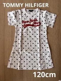 TOMMY HILFIGER 星柄 半袖ワンピース 6（120cm）