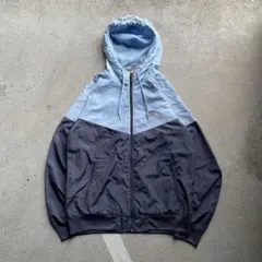 90s NIKE マウンテンパーカー ナイロン 古着　バイカラー スウォッシュ