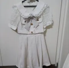 LIZLISA ツイードセットアップ風ワンピース