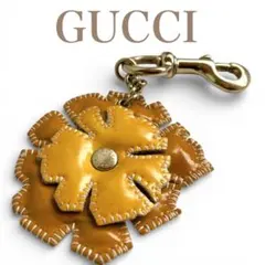 グッチ フラワー型 キーホルダー キーリング チャーム プラスワン アイコニック