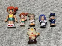 ポケモンキッズ【ニャース】【人物キャラクター5体　ソフビ指人形