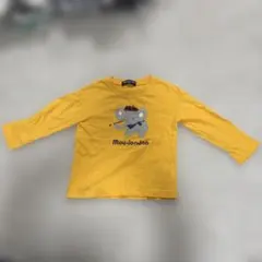 moujonjon 長袖Tシャツ ぞうさん イエロー 90cmのサムネイル