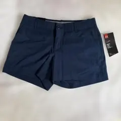 【美品】アンダーアーマー レディース ゴルフ ショートパンツ サイズ2 青のサムネイル