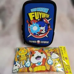 妖怪ウォッチ　フユニャン　ジバニャン　ポーチ　巾着