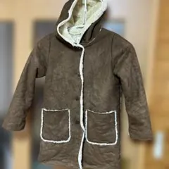 niko and... ブラウンムートンコート サイズ4