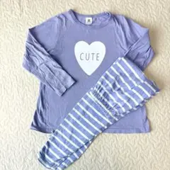 devirock パジャマ 紫色 CUTE