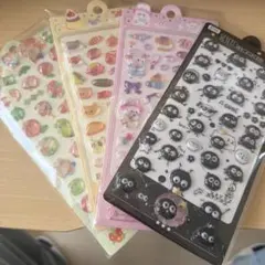 3Dキャラクターシール5枚セット