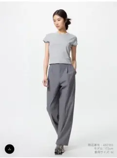 UNIQLO グレー スラックス Mサイズ
