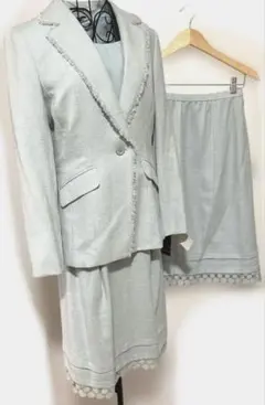 タグ付き　レリアン　ワンピース　ジャケット　スカート3点セット　セットアップ　M