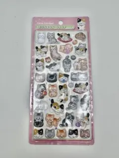 【正規品】ボンボンドロップシール　和柄　ネコ