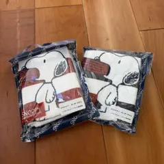 【新品】スヌーピー フェイスタオル 2枚セット 31×77cm まとめ売り