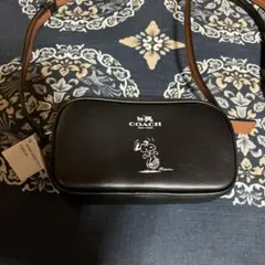 コーチ　スヌーピー　コラボ　ミニショルダーバック