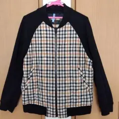 一昨年購入・数回着用★DAKS GOLF 中綿 ハウスチェック ジャンパー L