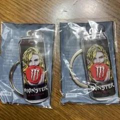 モンスターエナジー Bad Apple キーホルダー 2個セットのサムネイル
