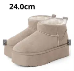 GRL 厚底 ムートンブーツ fa049 ベージュ