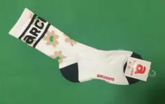 ２０２５　a/w アルチビオ　ソックス　白／黒　22〜24のサムネイル