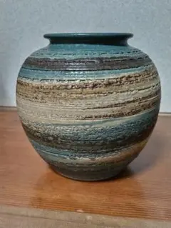 信楽焼　花器　壺