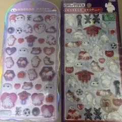 【正規品】Disney ベイマックス ボンボンドロップシール コットンパフィー
