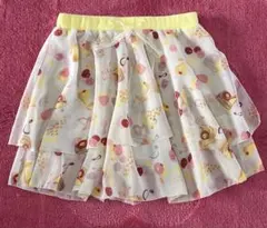charlotte ronson☆シフォン2段ティアードスカート ペチコート付きのサムネイル