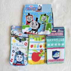 ミニタオルハンカチ　トーマス　新幹線　はらぺこあおむし