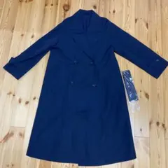 ジーユーGUネイビー ダブルブレスト チェスターコート