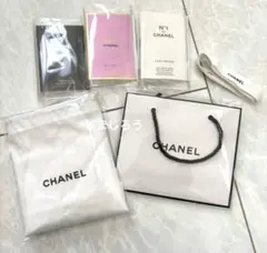 新品CHANEL サンプル3点×巾着×ショッパー×リボンセット