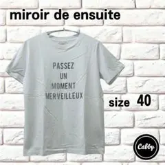2026年最新】miroir de ensuite レディース 半袖(Tシャツ) Tシャツ 