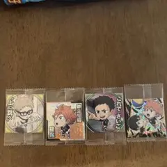 ハイキュー!! ホログラムステッカー 4枚セット