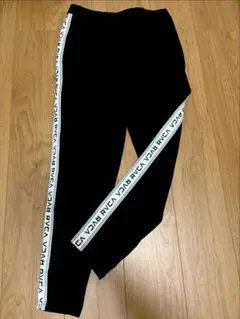 【極美品】【人気】RVCA ルーカ スウェットパンツ サイドライン ロゴ 黒 L