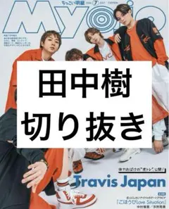 田中樹　切り抜き 7月号　ちっこい版　Myojo