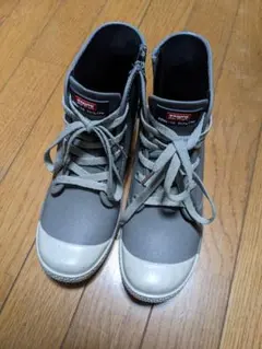 EDWIN　レインシューズ　グレー