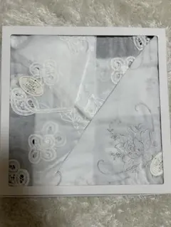 スワトウ　刺繍ハンカチ2枚セット