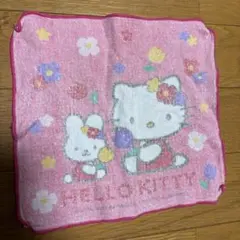 ハローキティ タオルハンカチ 年代物 レトロ