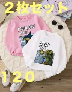 イタリアンブレインロット トレーナー２枚セットトゥントゥンサフール 120 新品