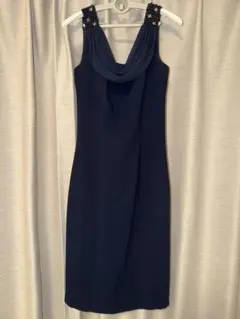 ノースリーブ　パーティドレス　Mサイズ　黒