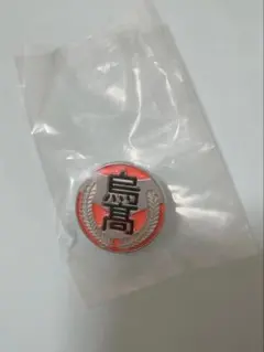 ハイキュー 校章 ピンバッジ 烏野