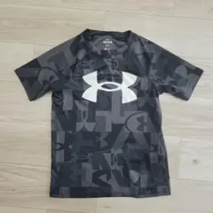 Under Armour ブラック グレー Tシャツ YMD/JM/M