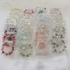 【39点まとめ売り】ガラスビーズ ブレスレット ハンドメイド