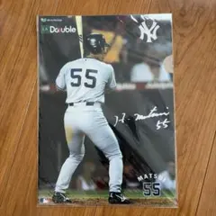 松井秀喜 ニューヨークヤンキース クリアファイル 55番 - メルカリ