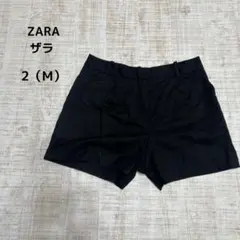 ザラ ZARA 膝丈 パンツ 黒 ブラック 大人可愛い 上品 通勤 通学のサムネイル