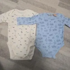 UNIQLO　ロンパース　長袖肌着 2枚セット