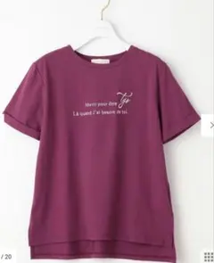 【any sis】ロゴ刺繍T シャツのサムネイル